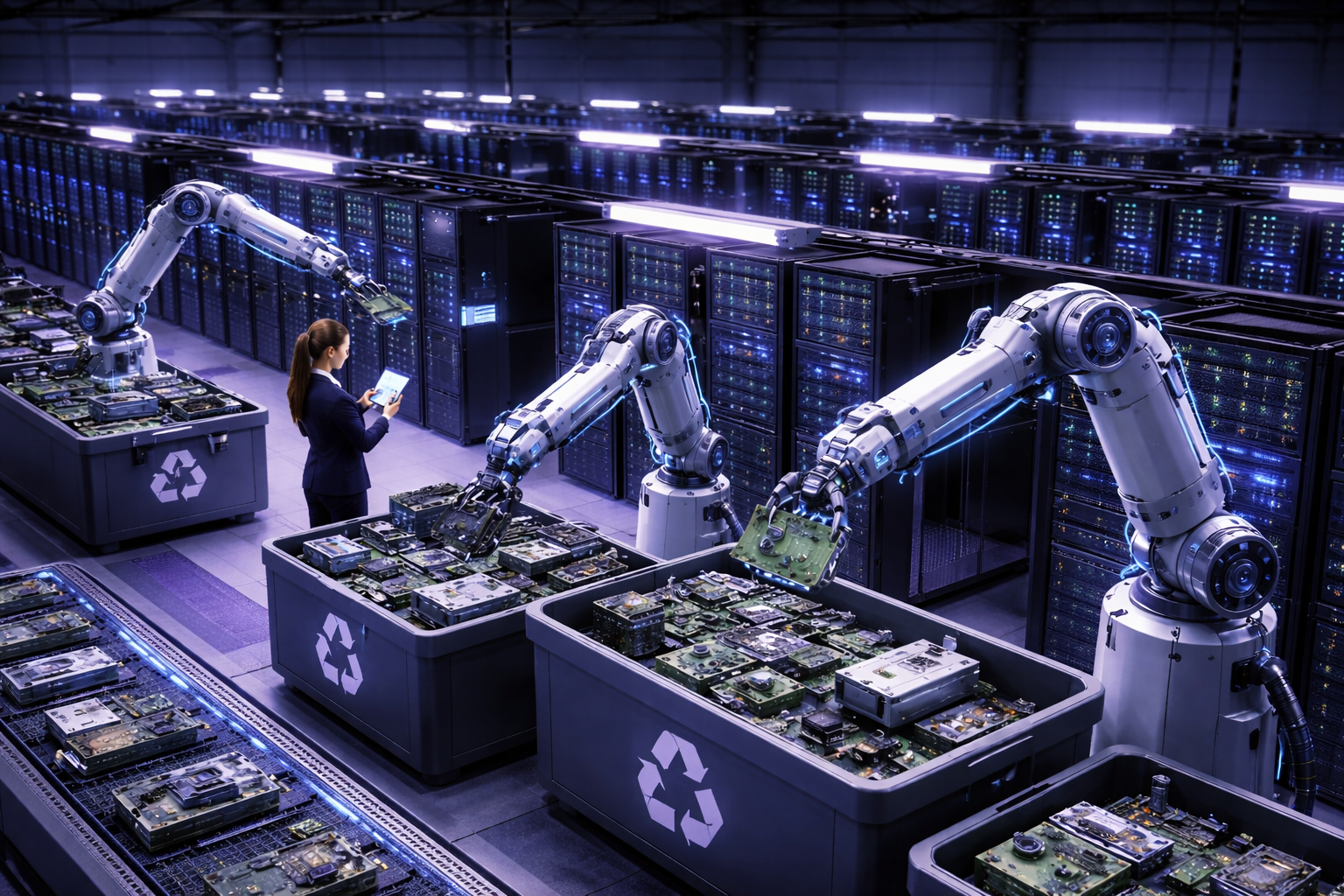 Microsoft Leverages AI to Enhance Data Centre Hardware Recycling