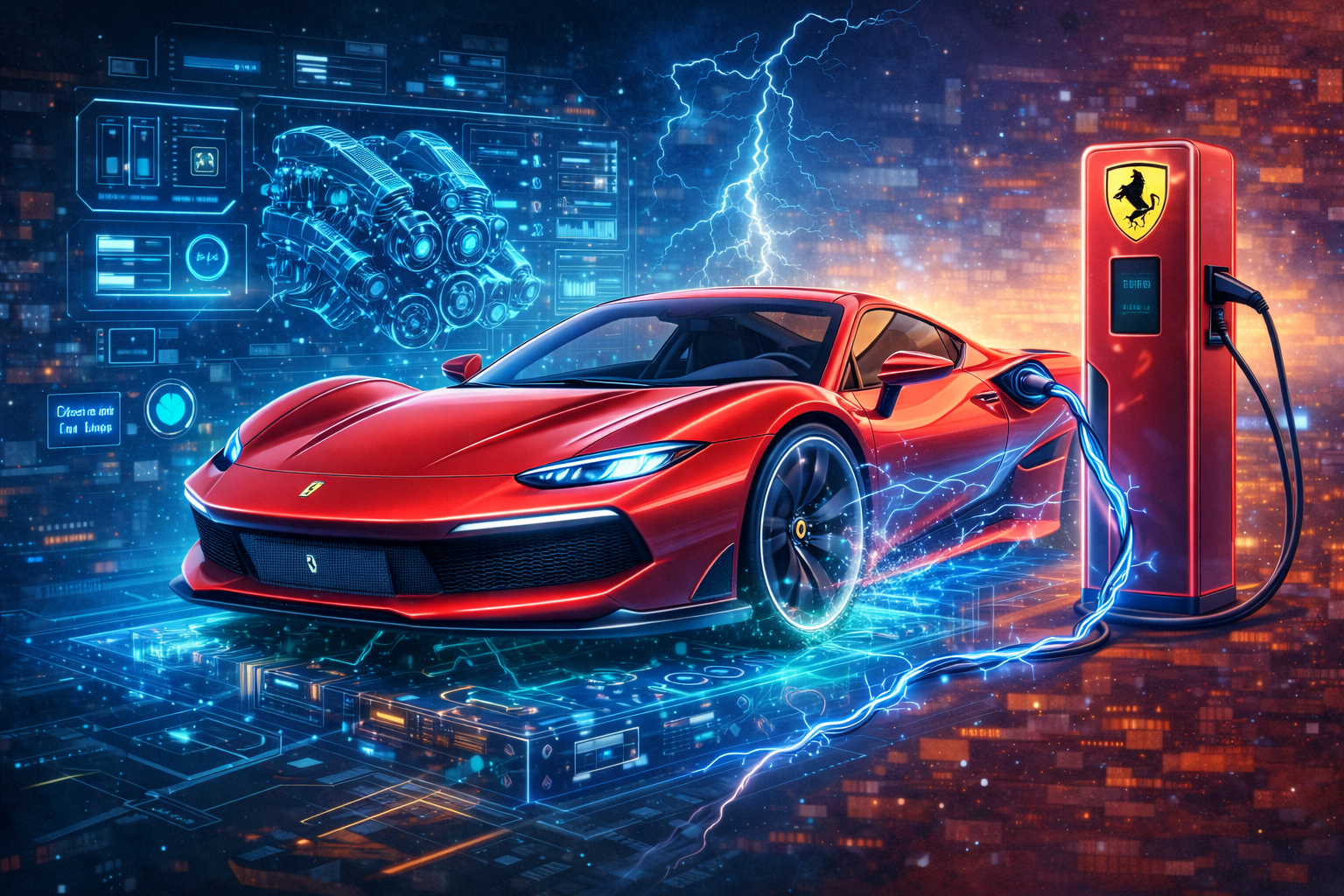 Exploring the Technology Powering Ferrari’s First All-Electric Supercar