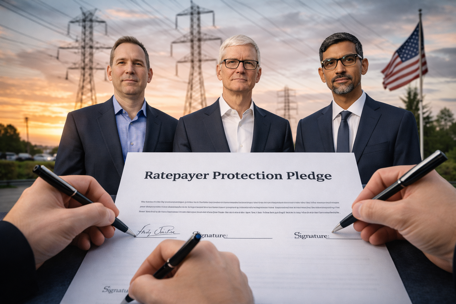 Why Tech Giants Signed a Ratepayer Protection Pledge