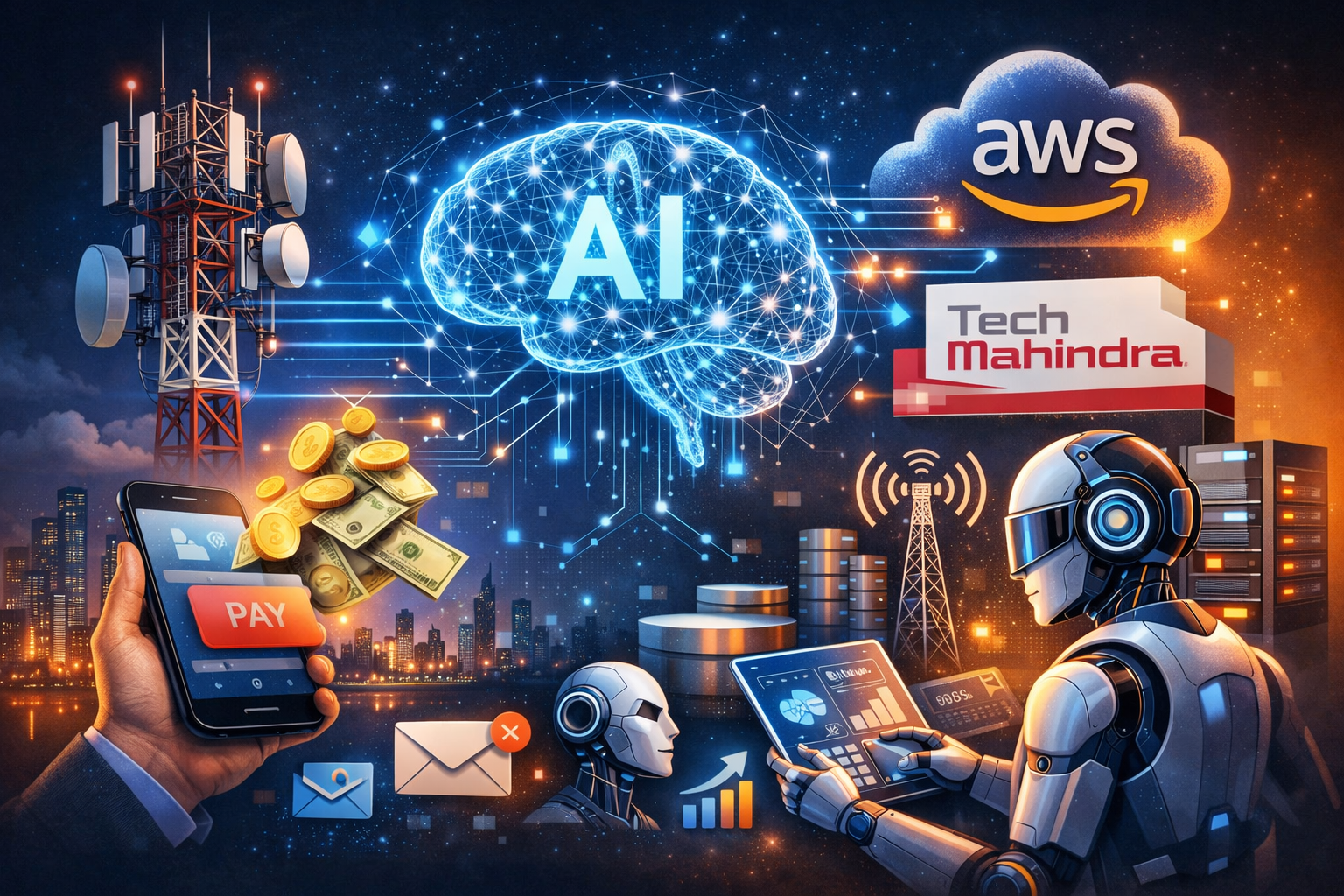 How AWS and Tech Mahindra Improve Telco Payment Collections with AI