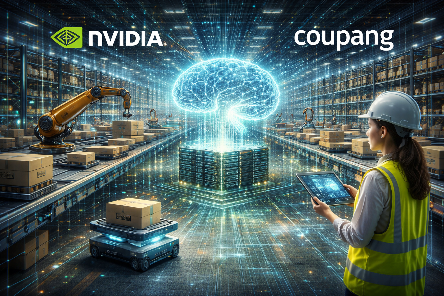 Inside the Coupang–NVIDIA “AI Factory”: Redefining the Future of E-Commerce Logistics