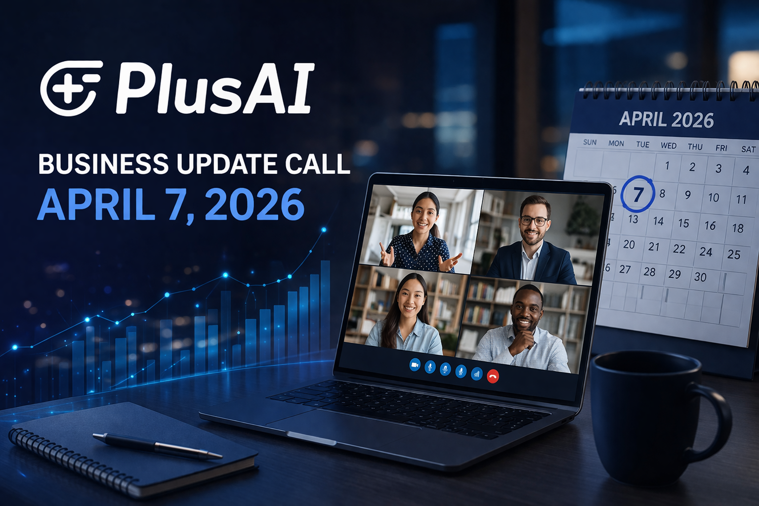 PlusAI Schedules Business Update Call for April 7, 2026
