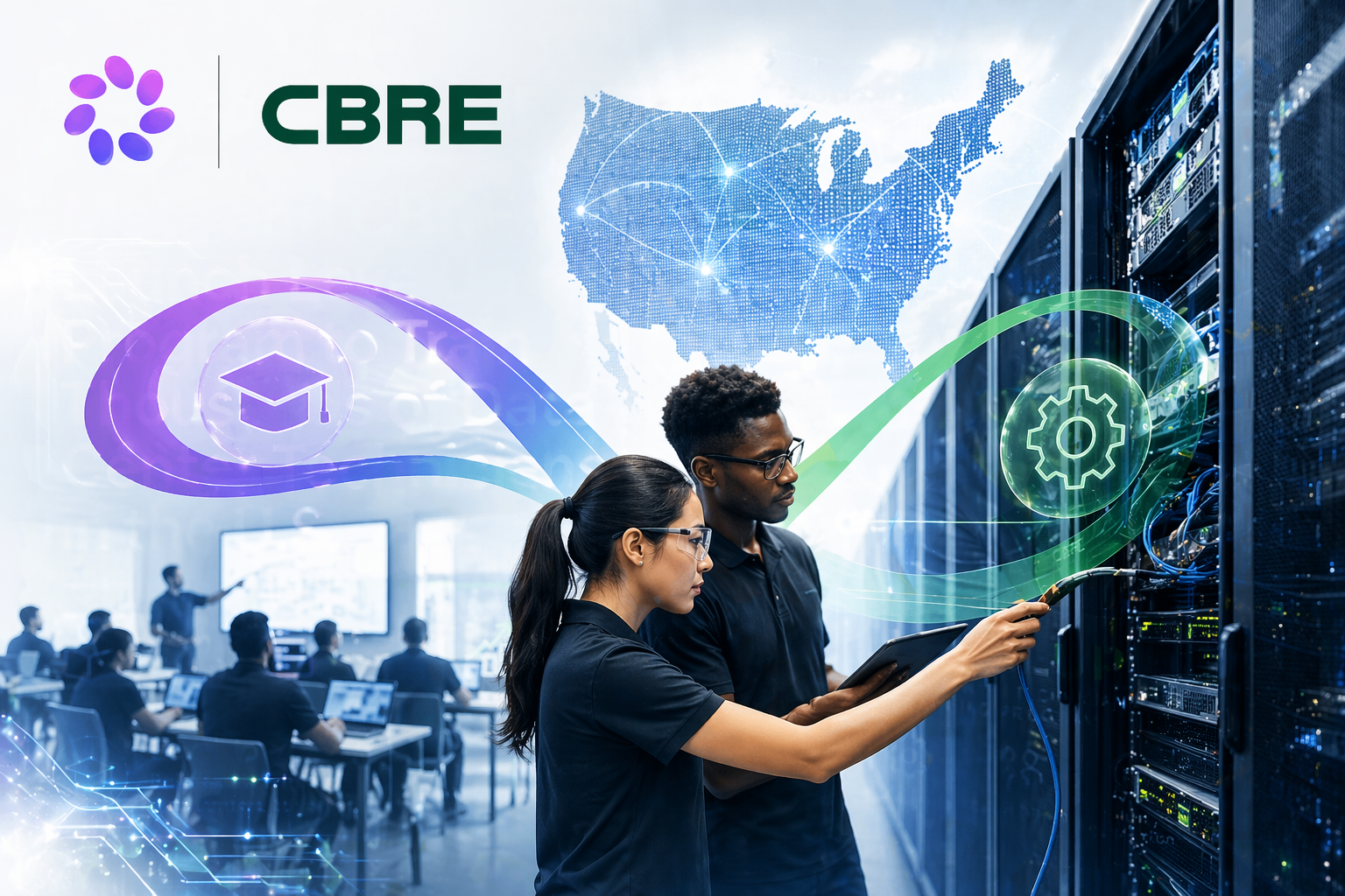 Meta and CBRE Launch LevelUp Program to Train Thousands of Data Center Technicians in the U.S.