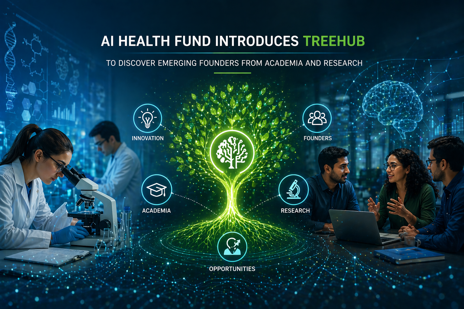 AI Health Fund Introduces Treehub to Discover Emerging Founders from Academia and Research