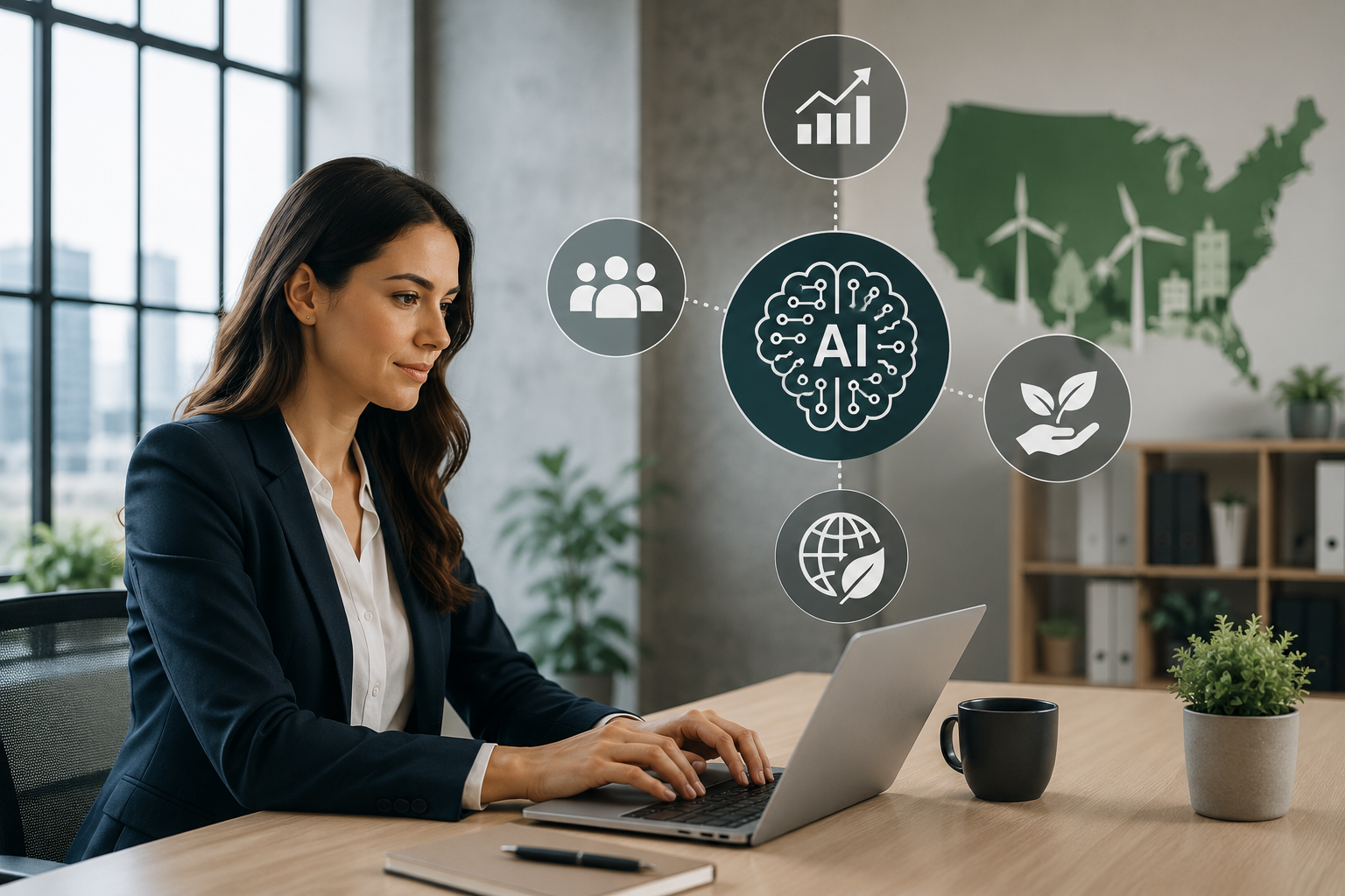 American Businesses Embrace AI for Sustainable Long-Term Outcomes