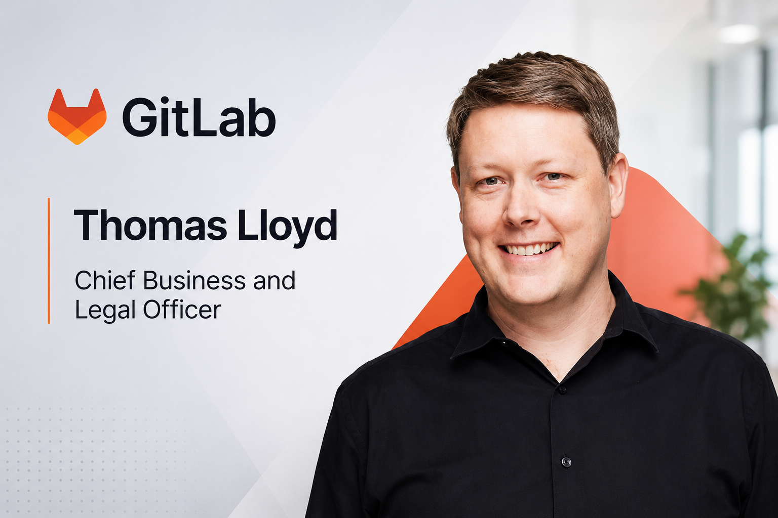 GitLab Welcomes Thomas Lloyd as Chief Business and Legal Officer