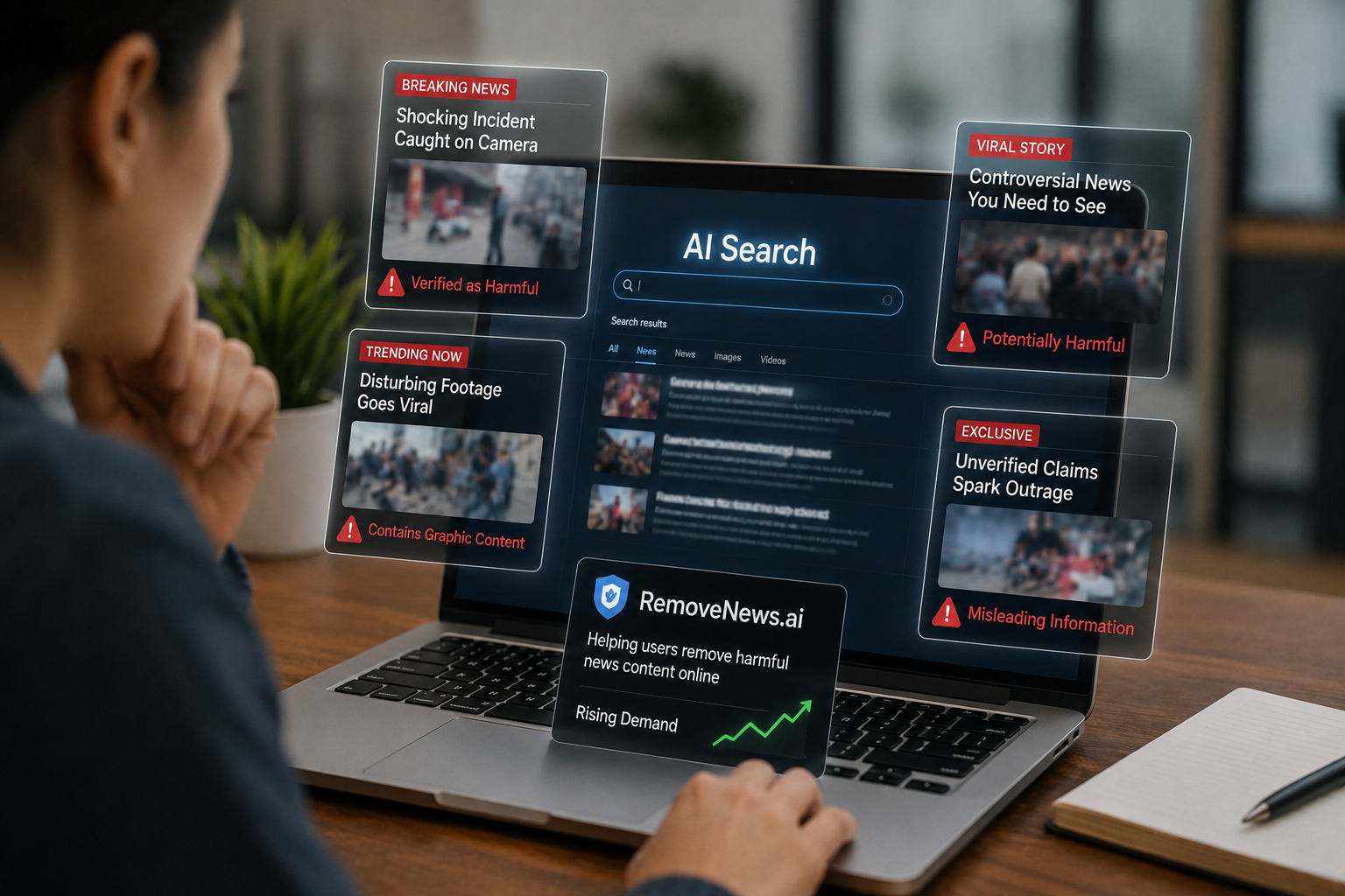RemoveNews.ai Reports Rising Demand as AI Search Engines Surface Harmful News Content