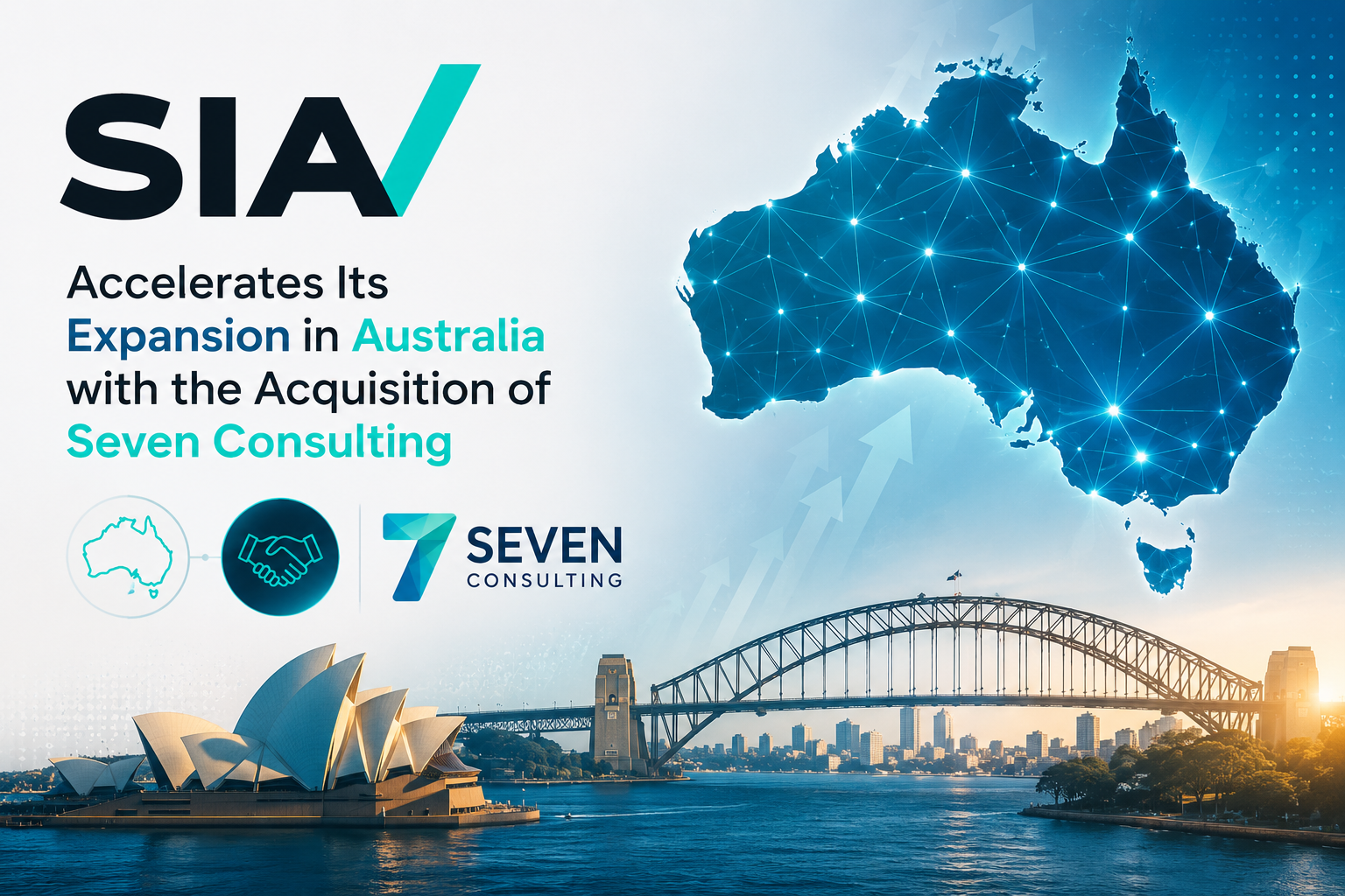 Sia Accelerates Its Expansion in Australia with the Acquisition of Seven Consulting
