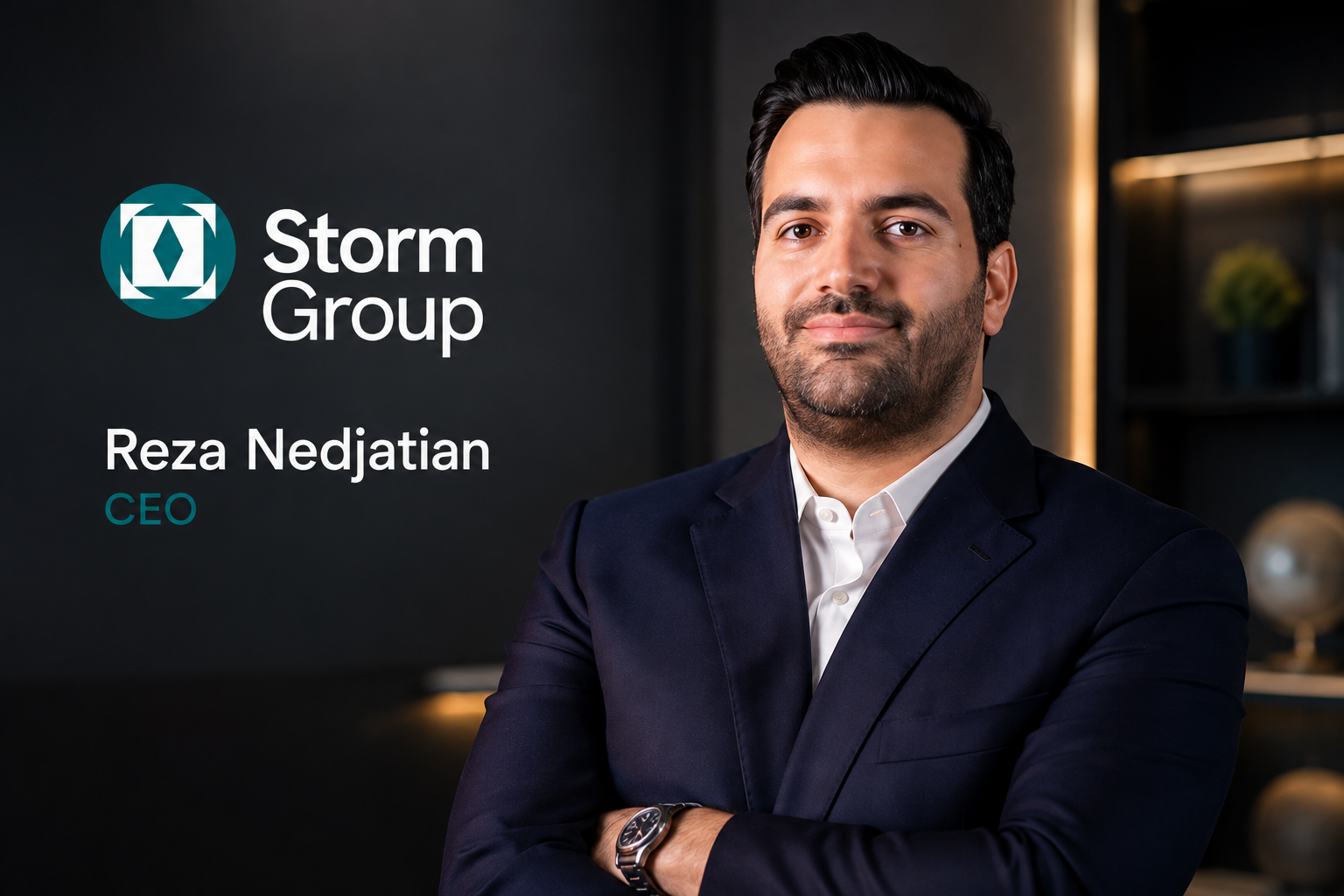 Storm Group Names Reza Nedjatian as CEO to Drive AI Data Center Expansion